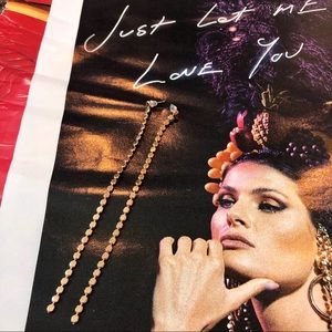 [Boutique] Jessica gold pendant drop earring